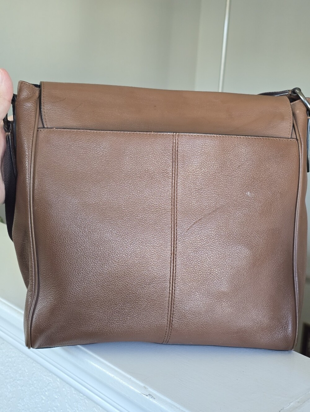 Coach Houston Map Leather Messenger Bag - Picture 3 of 16